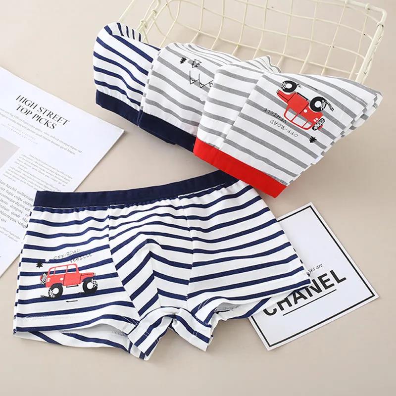 Children's Underwear Pure Cotton Boys Teenagers Students Cotton Boxer Shorts Boxer Briefs