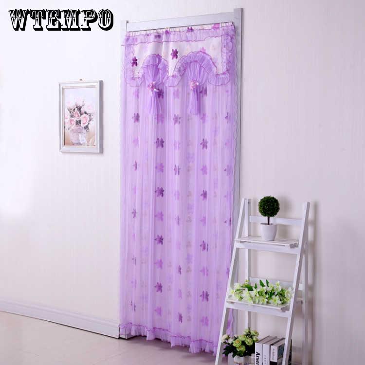 WTEMPO lace fashion Cloth curtains mosquito screen curtain bedroom lace encryption curtain