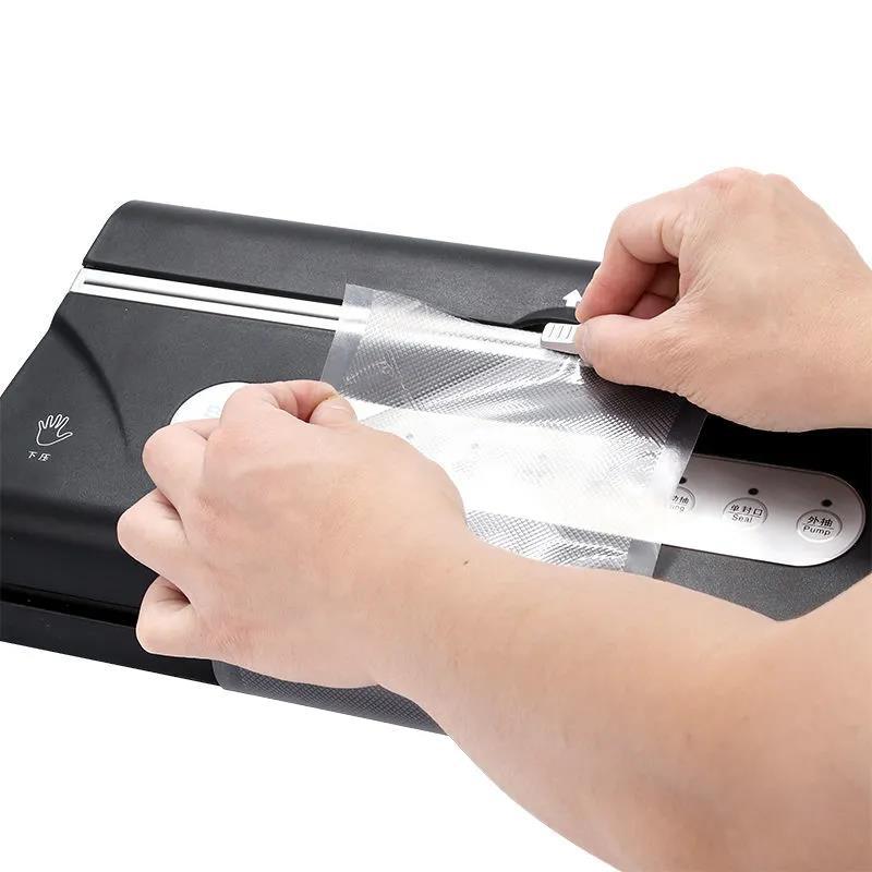 Automatic Food Vacuum Sealer   Commercial Household Food Vacuum Sealer Packaging Machine Include 10Pcs Bags