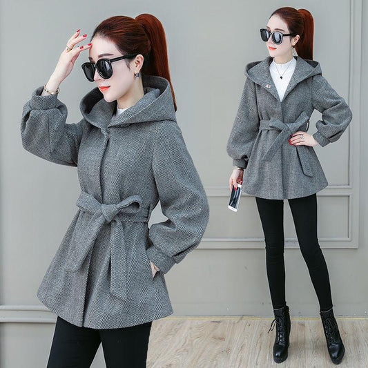 Elegant Women Long Cashmere Coat Warm Autumn Winter Wool Women Jacket Coat Casaco Feminino