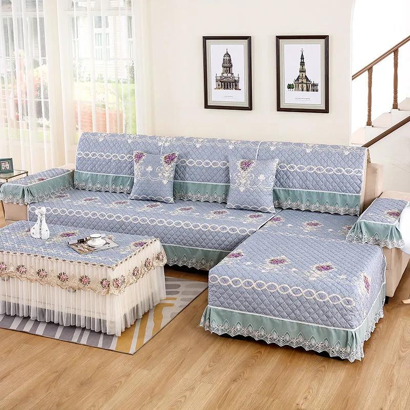 Sofa Cushion Four Seasons Universal Non-slip Sofa Cushion Combination Set Full Cover Sofa Cover All-inclusive Universal Cover Sofa Towel