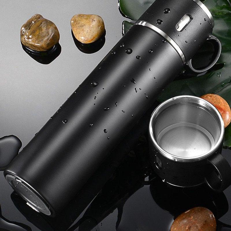 580 Ml Thermos Cup Insulation Cup Stainless Steel Male and Female Students Large Capacity Portable Outdoor Vacuum Water Cup Business Cup Travel Cup