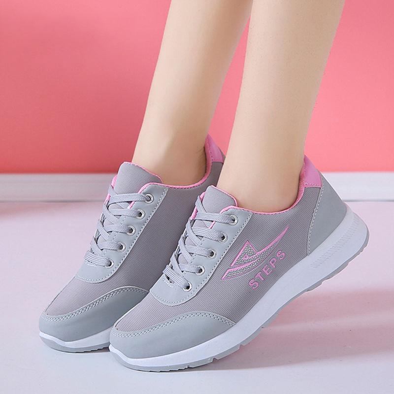 2020 Women's Shoes Breathable Summer Low-top Outdoor Sports Shoes Women Running Shoes Ins Women Forrest Shoes