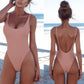 Sexy One Piece Bathing Suit, One Piece Swimsuit, One Piece Bathing Suit, Bikini Sexy Solid Color Swimsuit