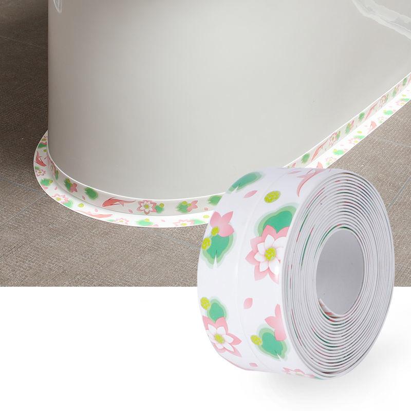 Kitchen Sink Waterproof Sticker Anti-mold Waterproof Tape Bathroom Countertop Toilet Gap Self-adhesive Seam Stickers