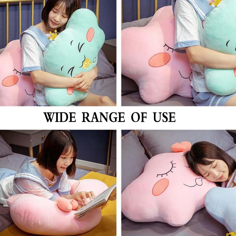 Cute Expression Cloud Doll Plush Toy Girl Sleeping Pillow Pillow Rag Doll Girl Gift Soft Doll