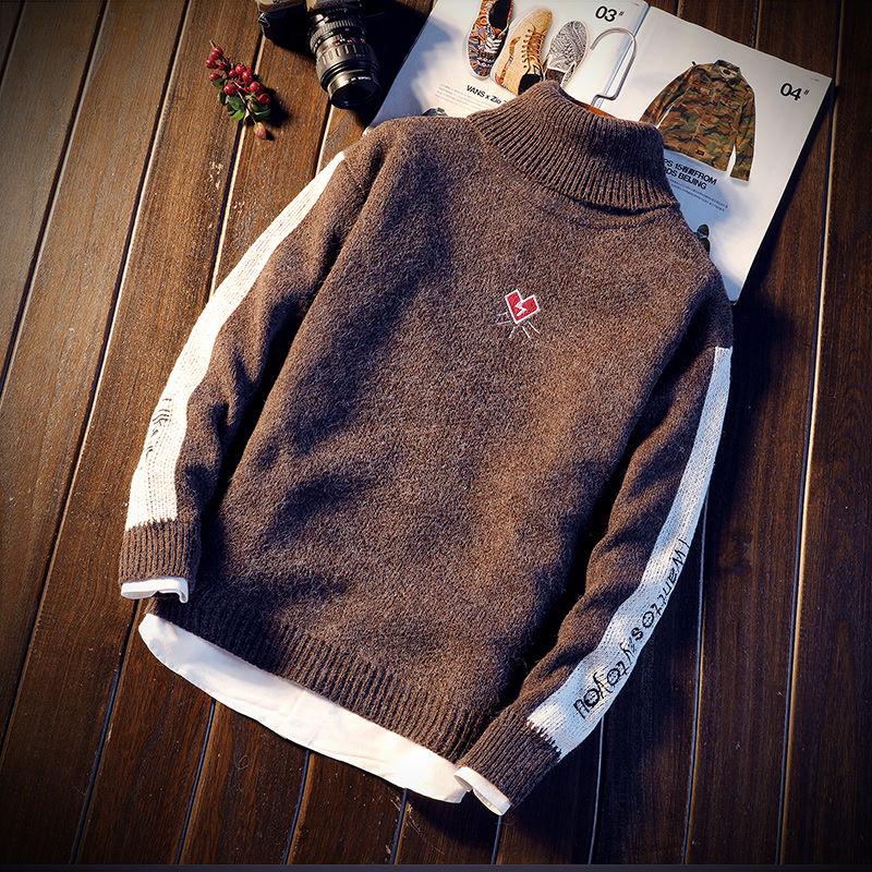 High Neck Sweater Loose Winter Sweater Large Size Warm Sweater Autumn and Winter Trend Couple