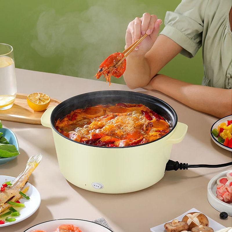 Electric Frying Pan, Multi-function Electric Pot, Small Electric Pot, Household Pot, Mini Non-stick Pot, Rice Cooker