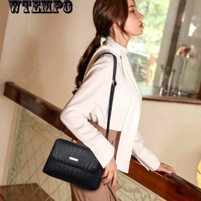 Women's Fashion Wild Trend Bag Leather Texture Handbags Shoulder Diagonal Package