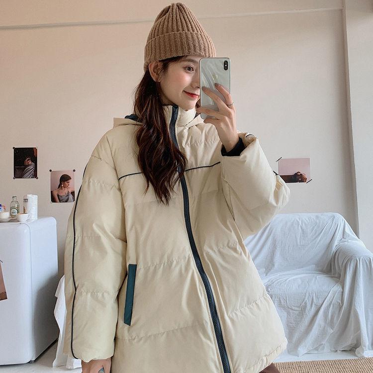 Winter Padded Jacket Female Korean Version Loose Student Short Padded Jacket Thick Bread Jacket Ins Tide