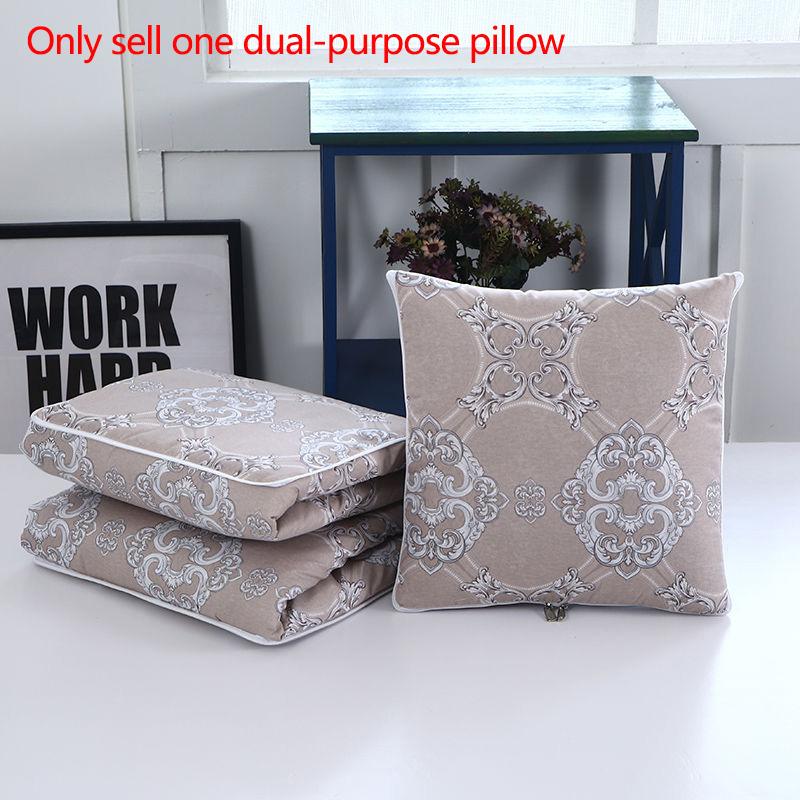 Dual-purpose Pillow Variable Quilt Home Sofa Pillow Soft and Relaxing Artifact Car Waist Pillow