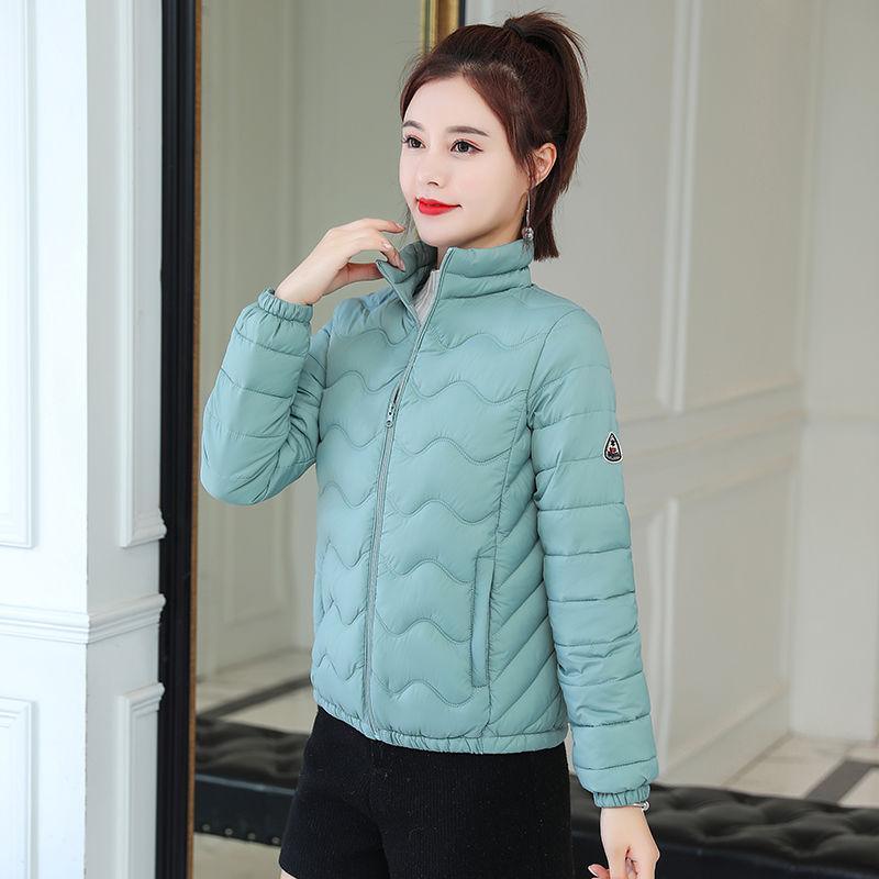 2021 Padded Jacket Women Short Light and Thin Winter Korean Style Slim Small Padded Jacket Plus Size Ladies Padded Jacket