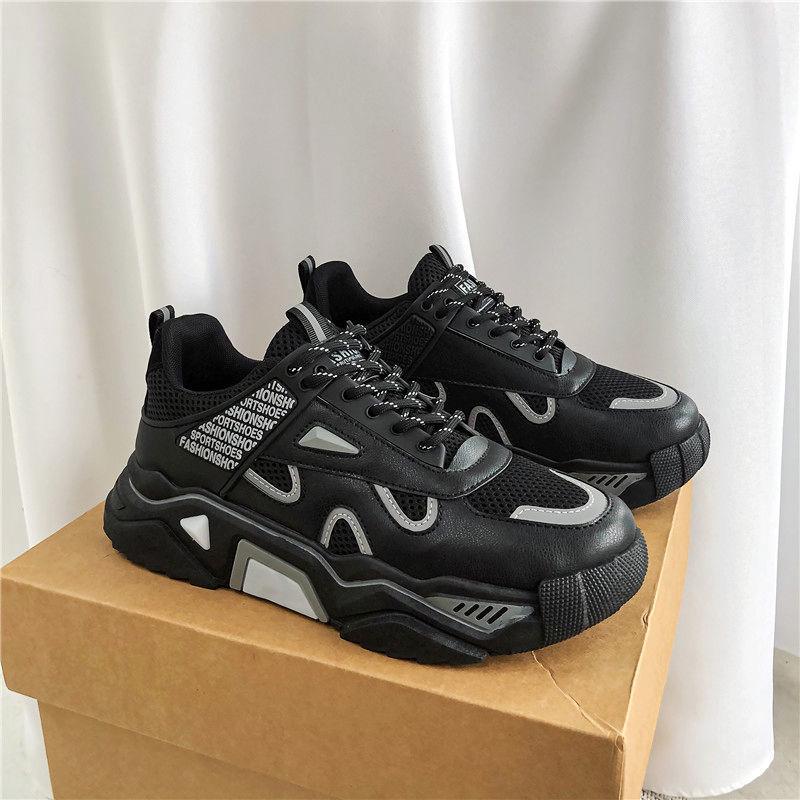 Thick Bottom Daddy Shoes Male Students Wild Casual Sports Shoes Men Increased Board Shoes Men