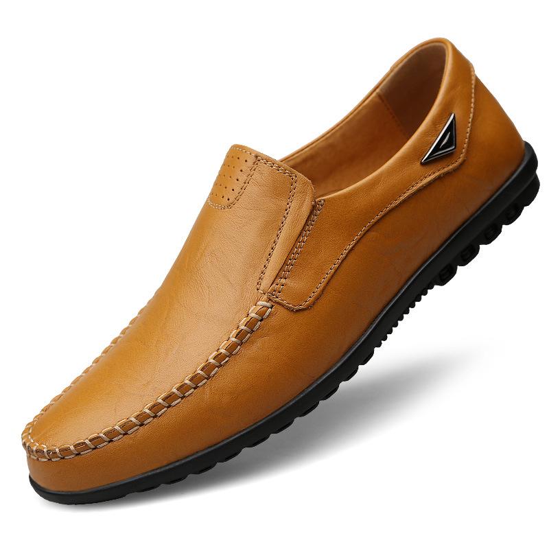 Man Casual Shoes Genuine Leather Men Moccasin Shoes Fashion Leather