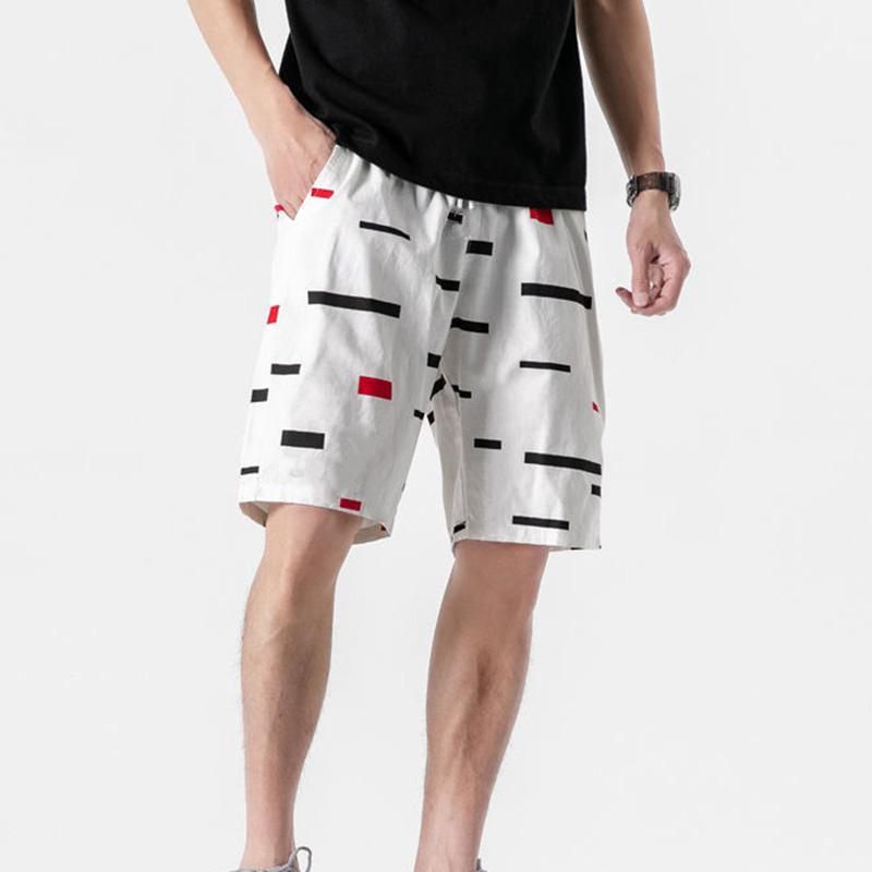 Shorts Men's Summer Sports and Leisure Five Points Big Pants Tide Thin Section 5 Points Medium Pants Loose Quick-drying Men's Beach Pants