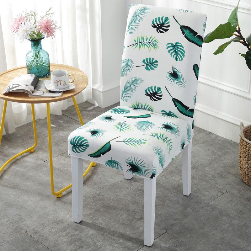 Chair Cover Printing Dining Chair Slipcover Modern Removable Anti-dirty Kitchen Seat Case basen