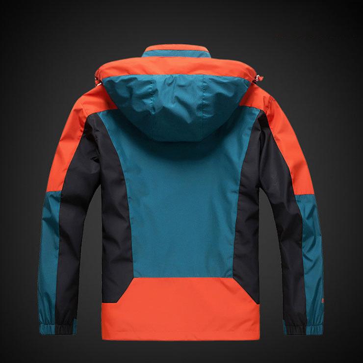 Outdoor Leisure Sports Men's Jacket Fashion Trend Loose Waterproof Warm Sportswear