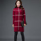 Autumn Winter Plaid Turtleneck Sweater Women Long Thick Pullover Sweater Dress All-match Bottoming Shirt Jumper Top