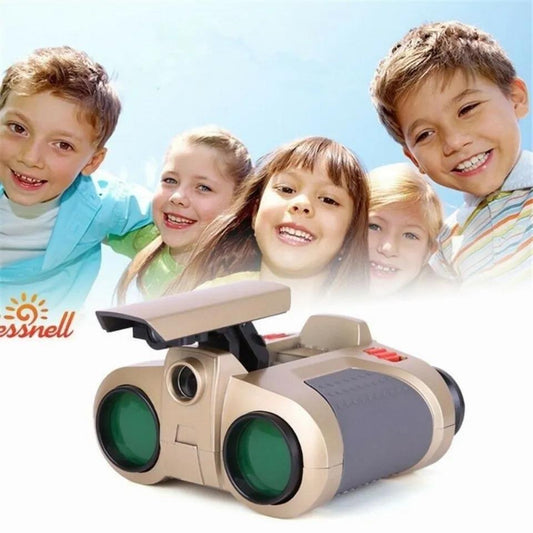 Children's Binoculars with Lights Toys Large Multiples HD Children Students Kids Baby Genuine Eye Protection Binoculars