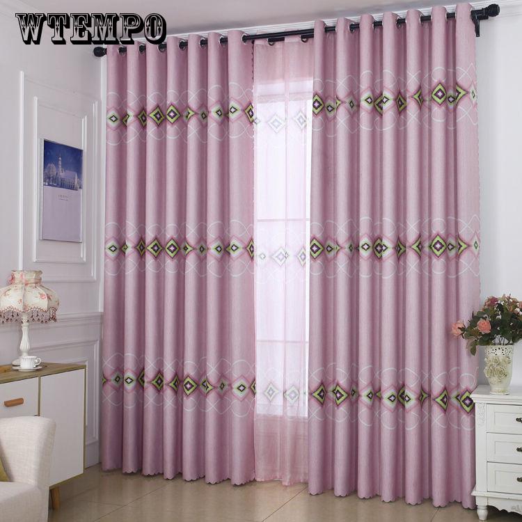 Simple Striped Style Plain Curtain Window Gauze for Living Room Bedroom Study