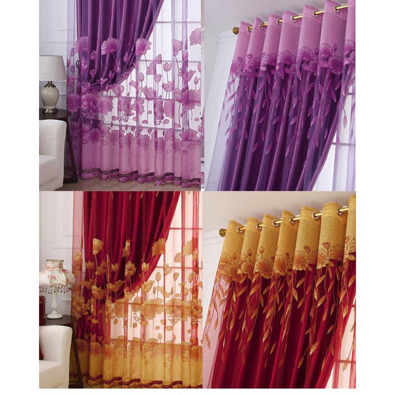 Finished Living Room Curtains Bedroom Balcony Shading Household Double Curtains and Screens, High-end Atmospheric Curtain Fabrics (150×270cm)