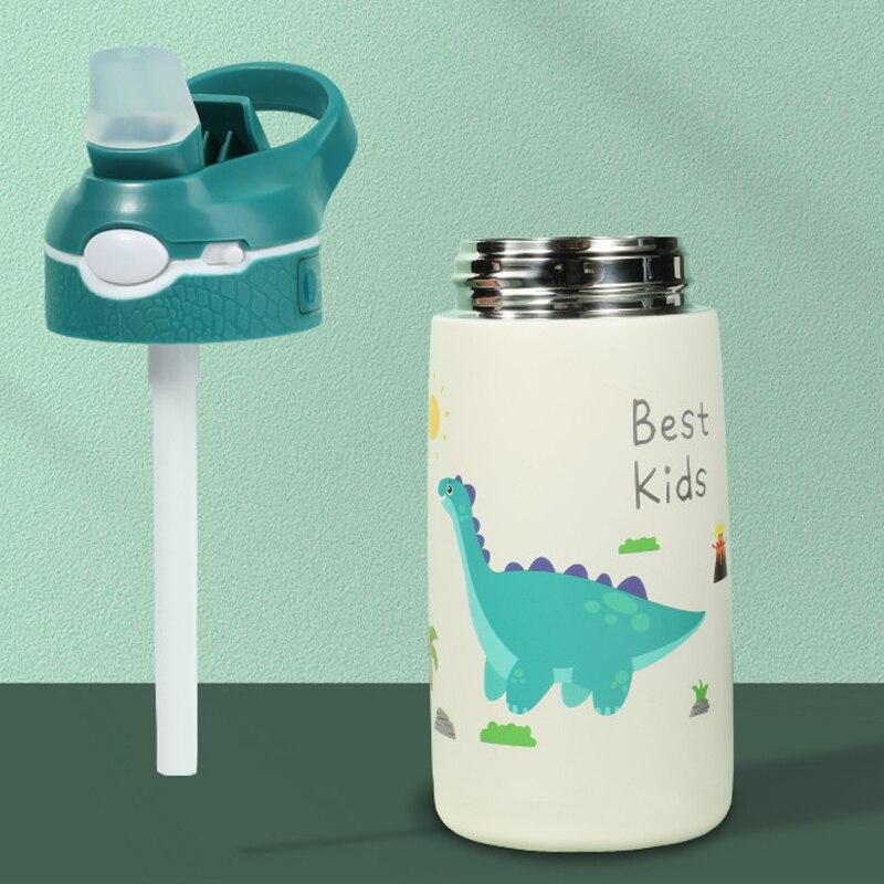 400ml Stainless Steel Thermos Mug Cup for Children Portable Keep Warm Cold Water Bottle for Winter Kids Boy Girl Christmas Gift