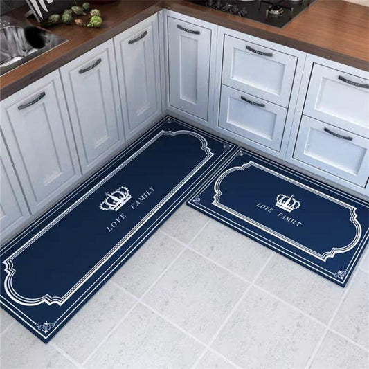 Kitchen Set Floor Water Absorbent Oil-proof, Long-cut Bath Non-slip Foot Mat Home Bedroom Carpet