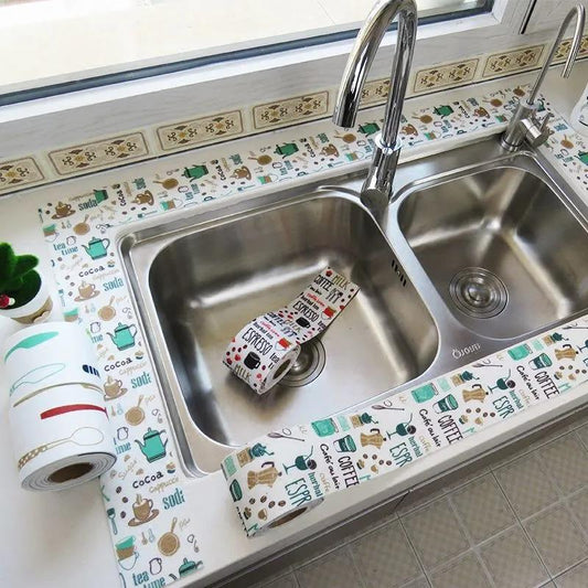 Self-adhesive Sink Waterproof Sticker Wash Basin Sink Oil-proof Sticker Kitchen Stove Top Moisture Absorbent Pad Mildew Proof Sticker