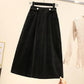 Fall/winter Corduroy Skirt Women Long Loose High Waist A-line Skirt Plus Size Corduroy Skirt