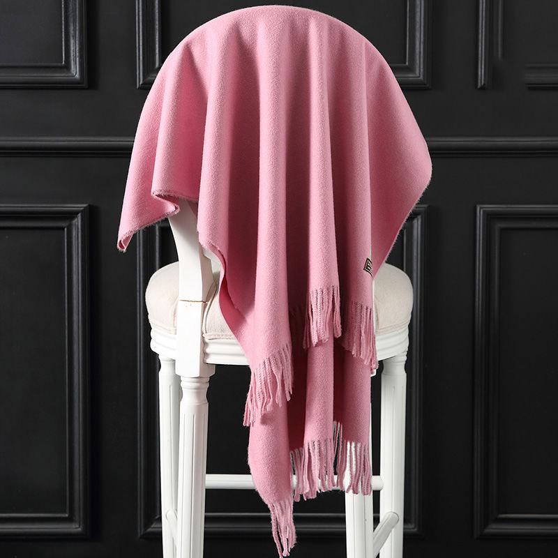 Winter Cashmere Scarf Women Thick Warm Shawls Wraps Lady Scarves Fashion Tassels Pashmina Blanket