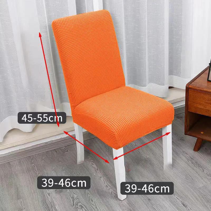 Slipcover Removable Anti-dirty Seat Chair Cover Spandex Kitchen Cover for Banquet Wedding Dinner Restaurant Housse De Chaise 1PC