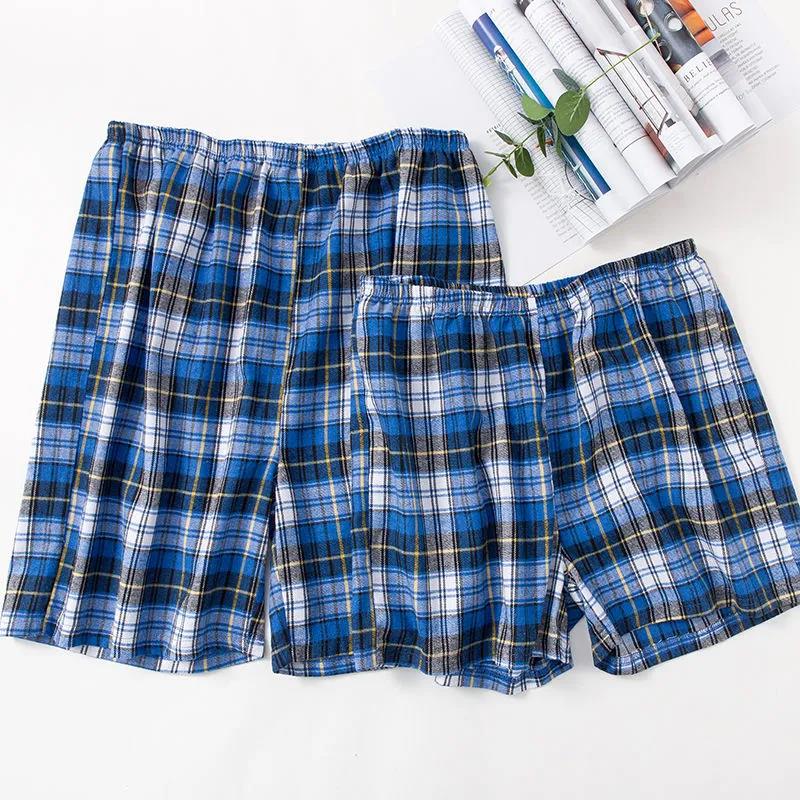 Men's Pajama Pants, Cotton Summer Clothes Loose Plus Size Five-point Pants Big Pants Single Pair of Home Pants Cotton Home Shorts