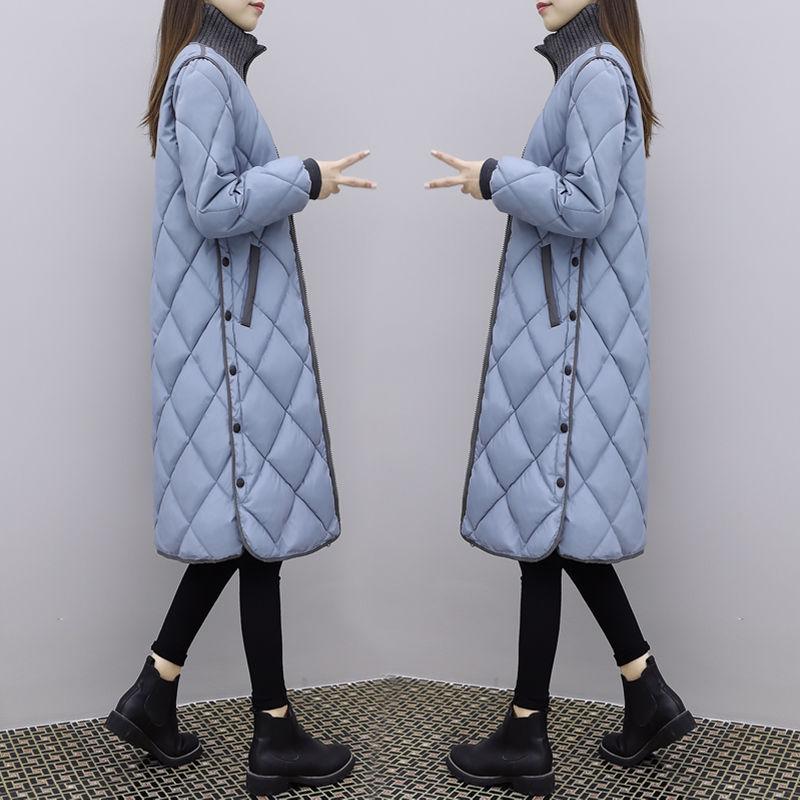 Women's Autumn and Winter Women's Lightweight Mid-length Korean Style Loose Large Size Fashionable Cotton Jacket