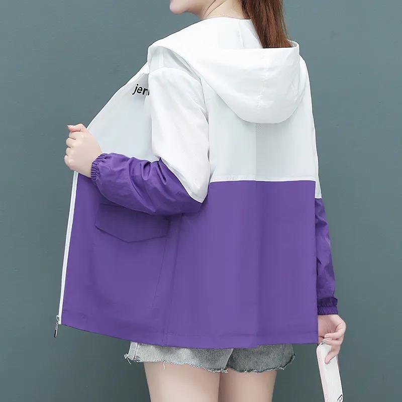 Sun-Proof Clothing Women's UV Summer New 2021 Anti-Ultraviolet All-Match Sun Protection Clothing Female Coat Jacket Hooded Top