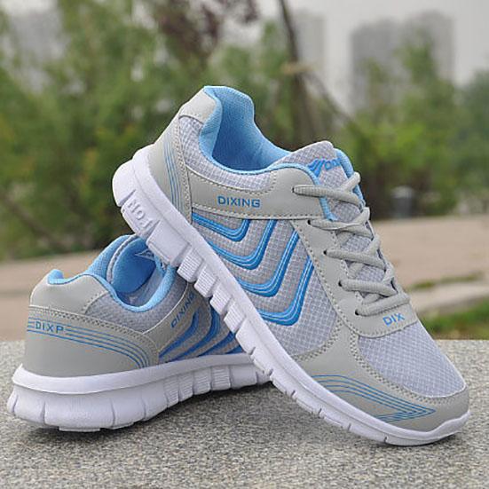 Women Spring and Autumn Running Shoes Light Breathable Mesh Shoes Female Casual Shoes Flat Sneakers