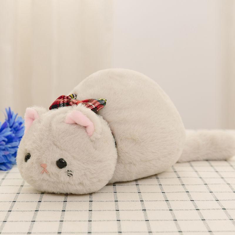 Lovely Little Cat Plush Doll Super Soft Cat Plush Doll Pillow Cute Kids Sleeping Plush Doll Gifts