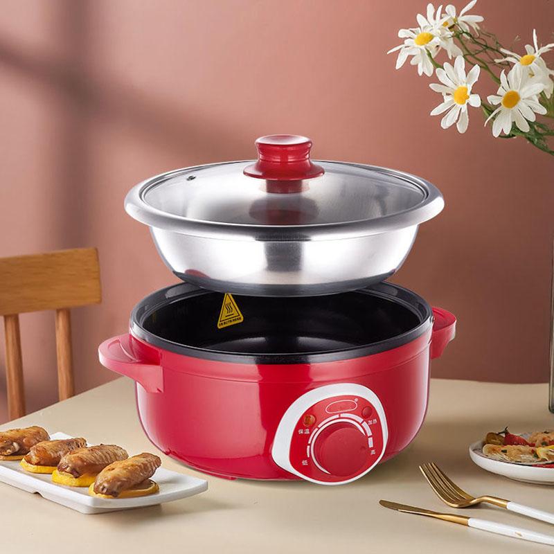 Electric Cooker Household Multifunctional Split Electric Heating Pot Large Capacity Pot Cooking and Stewing Multi-purpose Pot