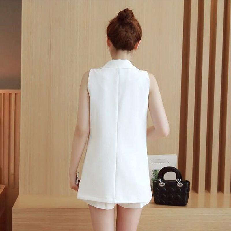 Women's Suit Waistcoat In The Long Section Was Thin Wild Thin Section Sleeveless Cardigan Vest Women's Suit Jacket Casual Vest