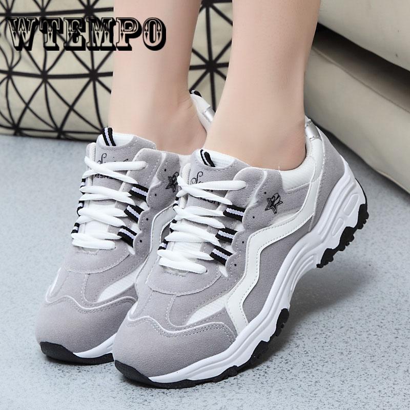 Shoes Women Sport Shoes Platform Shoes Lace