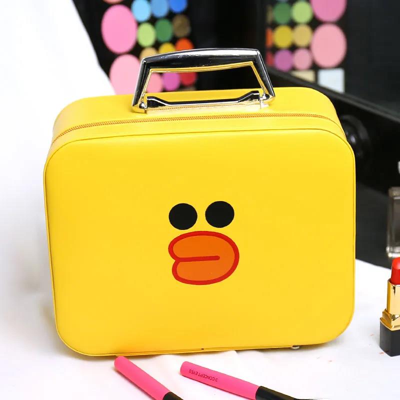 Cosmetic Bag Cute Cartoon Portable Cosmetic Case Portable Travel Cosmetic Storage Bag