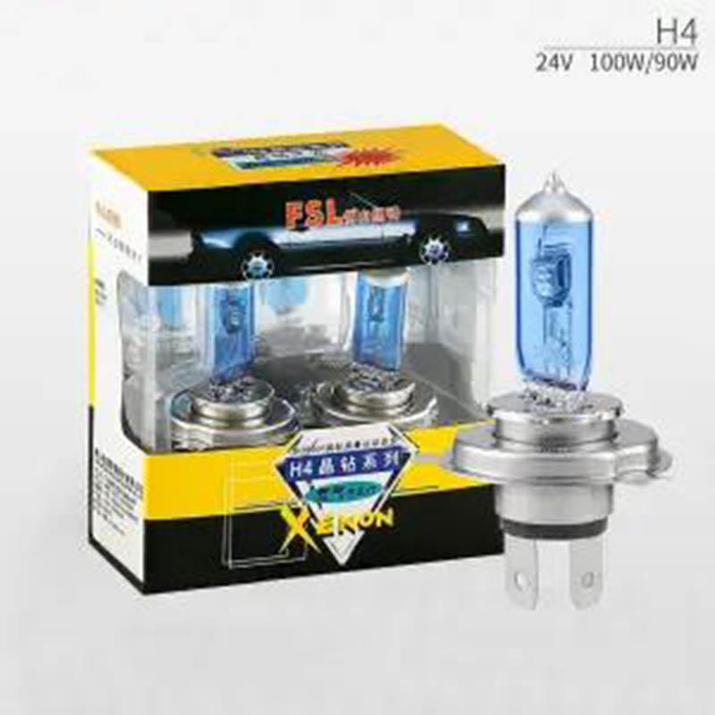 2pcs H1 H3 H7 H4 HB3/9005 24V100W Lighting Car Bulb Headlight H8 12V35W Xenon Halogen Car Light Led Strong Light Far Low Light Adjustable Super Bright