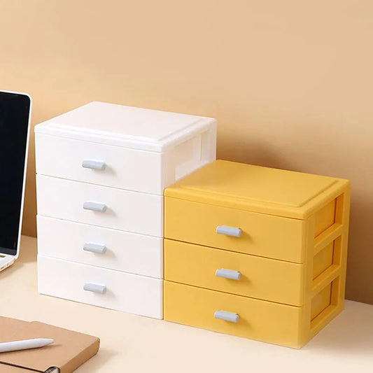 Desktop Storage Cabinet Drawer Type Cosmetics Stationery Document Sorting Box Sundries Storage Box