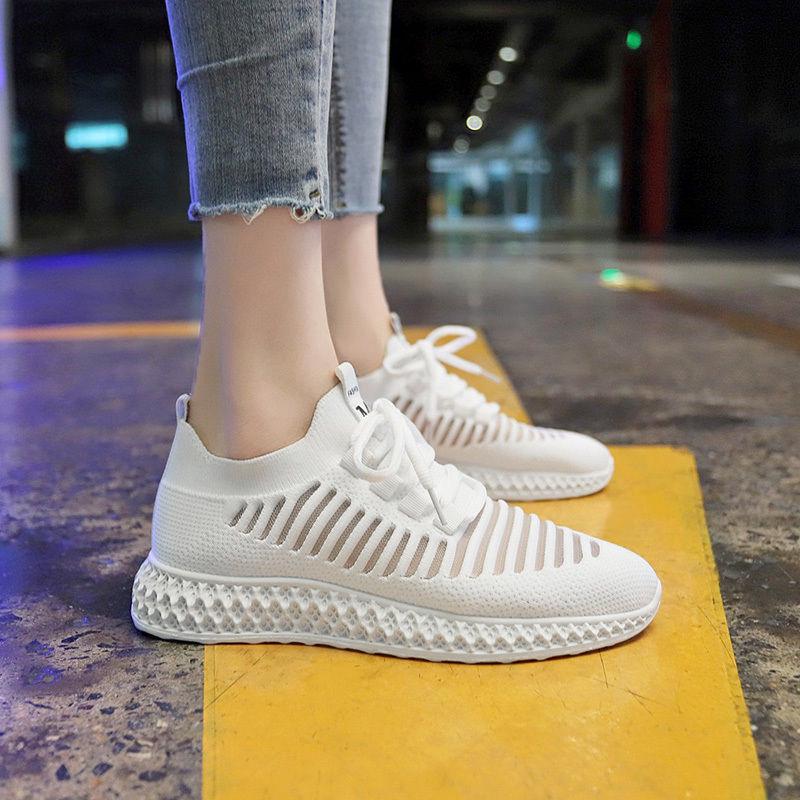 Women Vulcanized Summer Running Shoes 2020 Female Slip on Sneakers Mesh Breathable Sports Shoes Women's Athletic Footwear