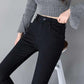 Women's High Waist Jeans Korean Style Black Pencil Pants Tight Elastic Smoke Gray Student Slim Magic Pants Long Pants