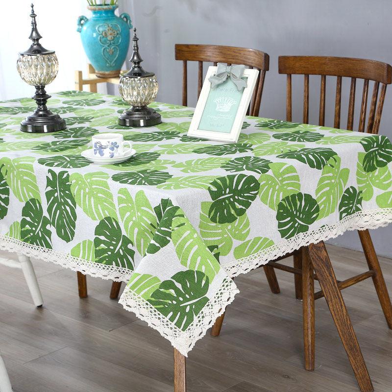 Table Cloth Cloth Art Coffee Table Table Cloth Multi-purpose Towel Cover Towel Square Rectangular Table Cloth Table Cloth Cotton and Linen Cloth