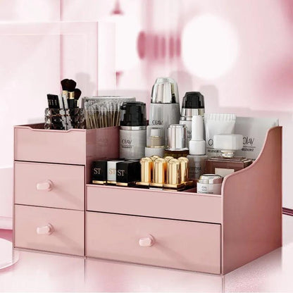 3-color Makeup Drawer Storage Box Jewelry Container Box Cosmetic Drawer Rack