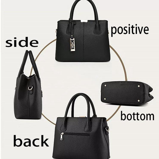 Patent leather bag Big capacity Woman bag European and American style Shoulder Handbag Trendy wild