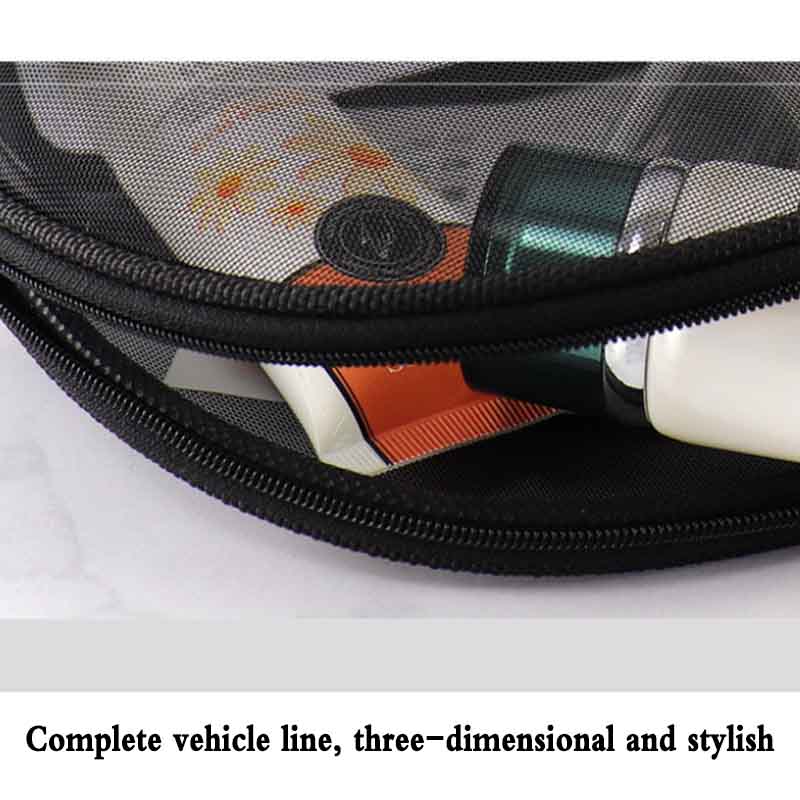 Cosmetic Bag Women's Transparent Simple Mesh Large-capacity Multi-functional Portable Storage Bag Carry-on Wash Bag