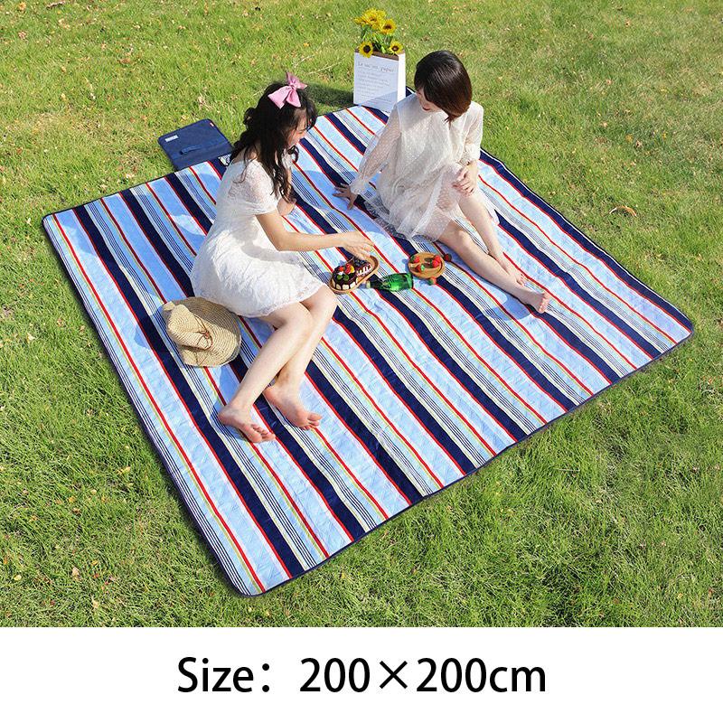 Outdoor Machine Washable Picnic Mat Thickening Ultrasonic Moisture-proof Mat Tent Picnic Portable Spring Outing Lawn Mat