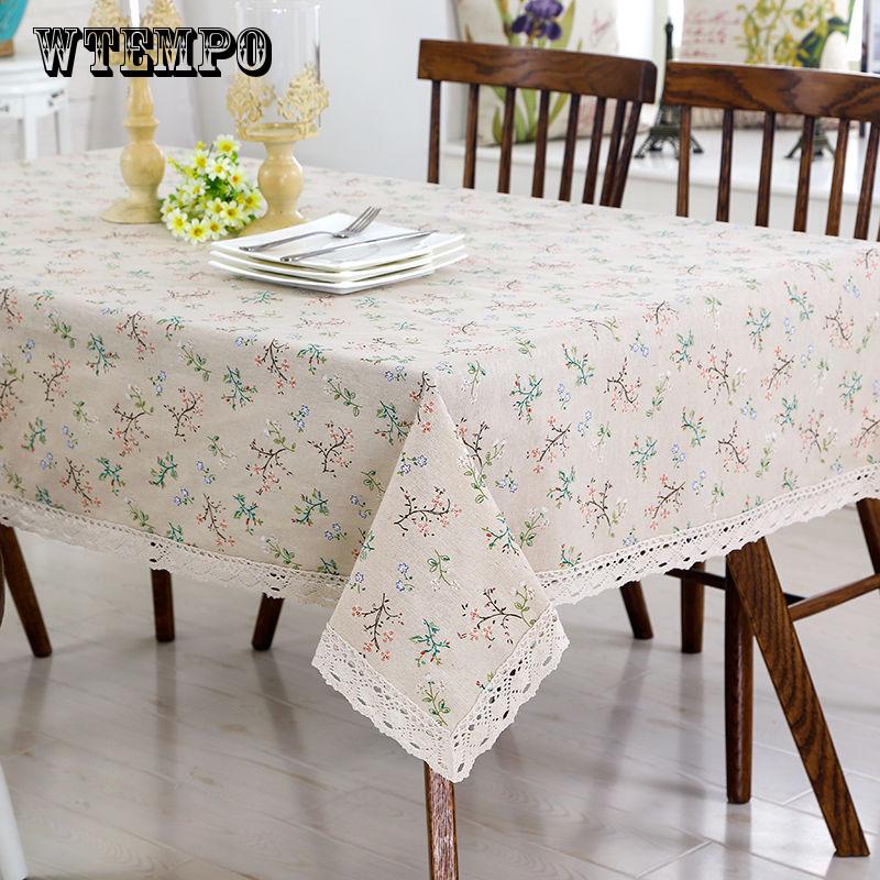 Table Cloth Cotton Linen Dust Cloth Square Table Coffee Table Table Cloth Rectangular